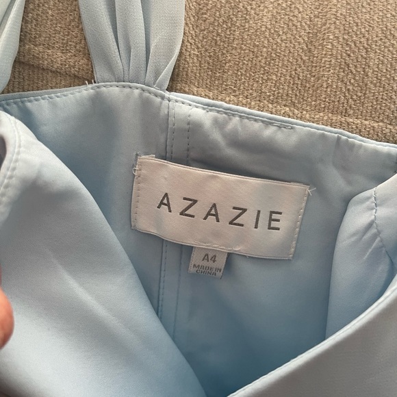 SKY BLUE AZAZIE BRIDESMAID DRESS - Picture 4 of 6